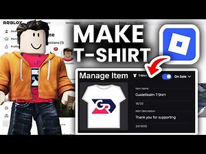How To Make T Shirt On Roblox - Step By Step