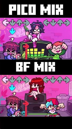 [FNF] QT - Pico Mix VS BF Mix