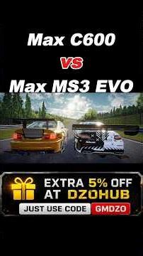 Max C600 VS MS3 EVO Drag Race #gamemasters #drivezoneonline
