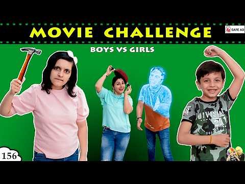 MOVIE CHALLENGE Disney+Hotstar | Dumb Charades | Boys vs Girls | Ep 156 Aayu and Pihu Show