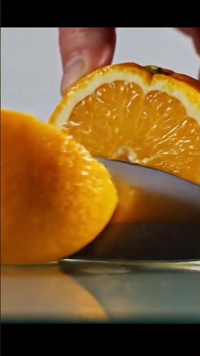 “Satisfying Fruit Slicing on Glass | Pure ASMR Cutting Sounds 🍊🔪”