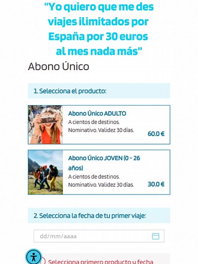 Descubre el Abono Único para tus viajes de finde