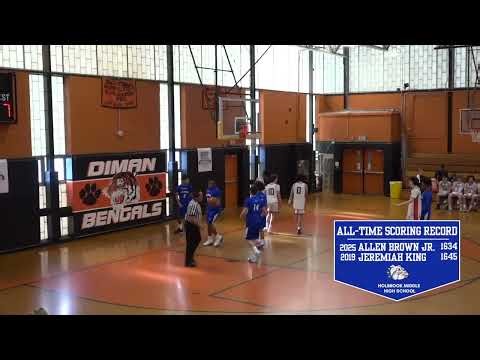 Allen Brown Breaks School Record with banner