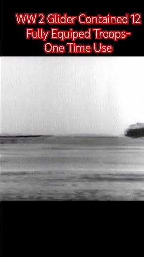WW 2 Actual Glider Footage Taking Off to Deliver Troops Behind Enemy Lines #ww2 #militaryhistory