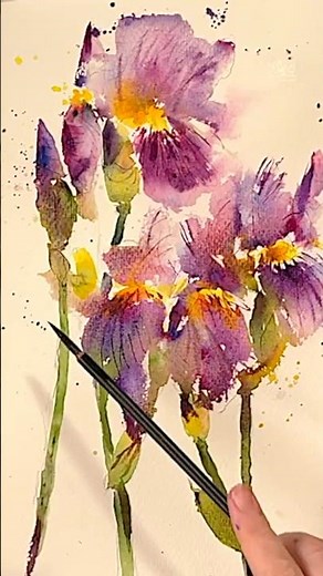 The BEST thing about Watercolour painting #watercolourpainting