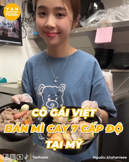 1.2M views · 10K reactions | Nói về mì cay thì ở quận Cam, Mỹ hiện tại chỉ có 1 quán của cô nàng người Việt kinh doanh  #yanfoods | YAN Foods | Facebook