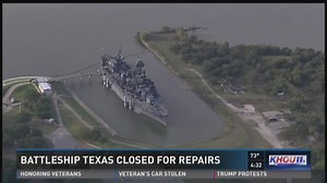 Battleship Texas to reopen Sunday after leak repairs