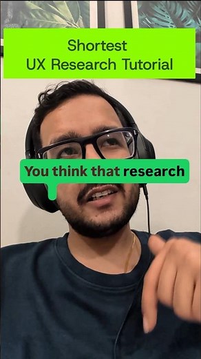 SHORTEST UX Research Tutorial!