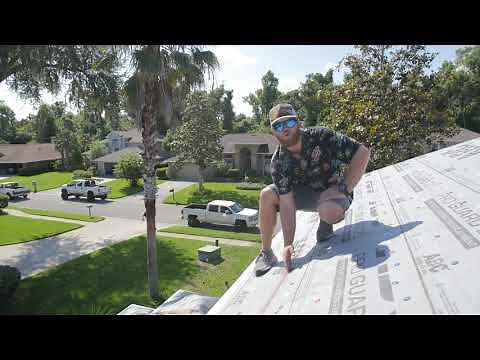 Adding Chalk Lines to Roof for Straight Shingles