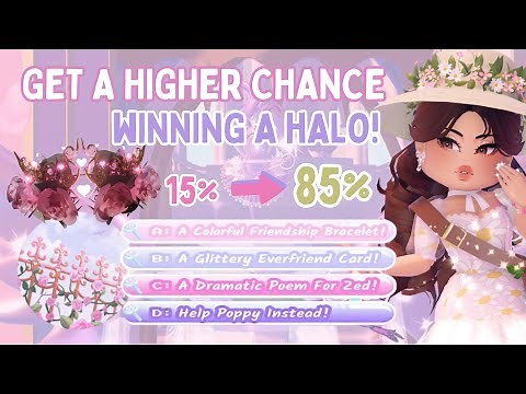 GET A HIGHER CHANCE IN WINNING A HALO 👑🏰 // *BEST & EASY* STRATEGY Royale High Roblox