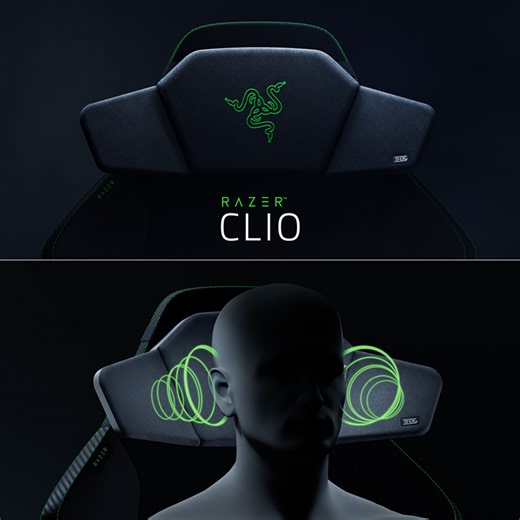 Razer Clio Might Be First THX Spatial Audio-Enabled Wireless Speaker Head Cushion for Gaming Chairs