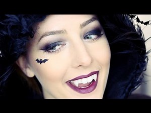 Cute Vampire Bat Halloween Makeup Tutorial! [Mostly Drugstore!]
