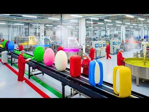 Inside the Giant Sugar Factory: Mint Chewing Gum (Full Process)