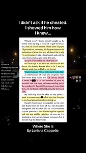 He didn’t cheat quietly. He made it headlines news. A confrontation fueled by printed proof, a cheating scandal, and an old flame that never stayed in the past. But is it all a huge misunderstanding? Where She Is By Loriana Cappello Micro Tropes 💔 Caught by the media 💔 “It’s Not What It Looks Like” plea 💔 Public Cheating Scandal 💔 Ex-Lover Returns 💔 Past Relationship 💔 Emotional Betrayal 💔 Trust Shattered 💔 She Holds the Evidence 💔 Old Flame Drama 💔 Unforgivable Moment 💔 Angsty Romanc