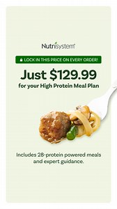 97 reactions · 6 comments |  Lock in $129.99 pricing on every shipment of your High Protein Meal Plan! Fuel your weight loss goals with 28 protein-powered meals delivered to your door. Up to 30g protein. Ready in minutes. Delivered FREE! | Nutrisystem | Facebook