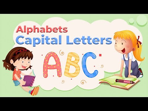 ABCD Capital Letters | A for apple b for ball, abcd | ABC alphabet song, abcdefgh | Kindergarten