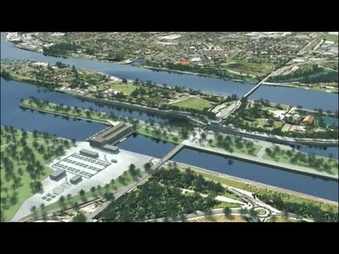 Une centrale hydraulique de basse chute sur un fleuve à fort débit - EDF