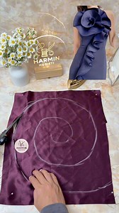 22K views · 7.8K reactions | Ruffle pattern ❤️ #sewing #dressmaker #fblifestyle #pattern #clothingdesign #patternmaking | Harmianti | Facebook