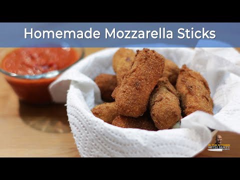 How to Make Mozzarella Sticks | Easy Homemade Mozzarella Sticks Recipe (Short Version)
