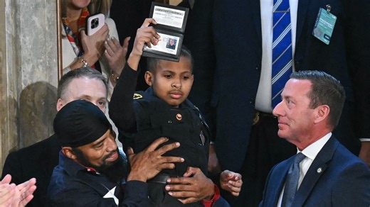 Trump calls for 13-year-old DJ Daniel's dream of being a police officer to come true