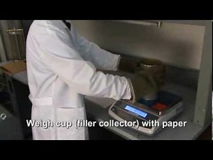 PaveAnalyzer — How-to determinate bituminous mixture soluble binder content