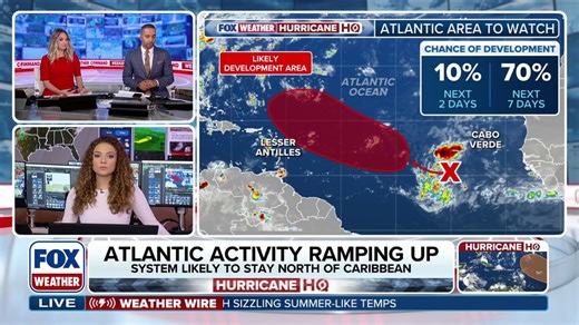 Tropical depression likely to form this week in Atlantic
