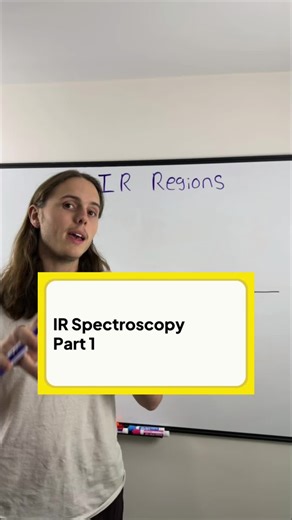 In part 1 of our spectroscopy series we go over the most important regions of our IR spectrum! #organicchemistry #ochem #premed #study #premedmotivation