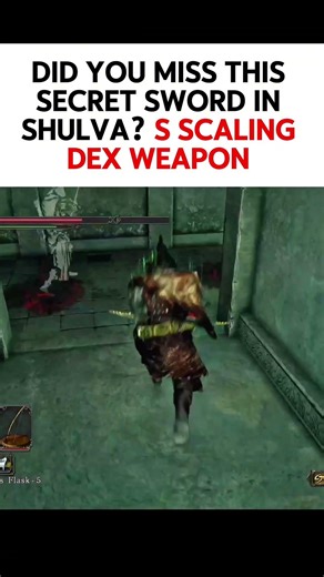 Shulva SECRET Dex Sword/Whip (S Scaling) #darksouls2