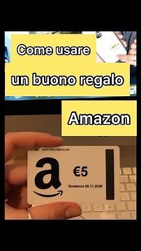 Come usare un BUONO REGALO AMAZON