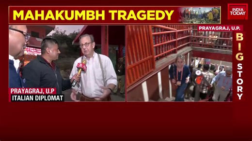 A 118-member delegation, including Heads of Mission (HoM), spouses of HoMs, and diplomats from 77 countries, participated in #MahaKumbh2025 in Prayagraj. India Today's Gaurav Sawant speaks with some of the members of the foreign delegation who share their experience. Listen in #MahaKumbh #Prayagraj #MahaKumbhMela2025 #ITVideo | India Today