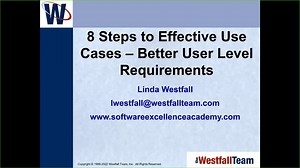 ASQ RRD series webinar 8 Steps to Effective Use Cases - Better User Level Requirements