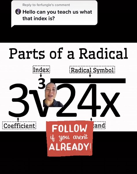 Understanding the Parts of a Radical in Math