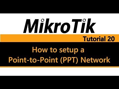 MikroTik Tutorial 20 - How to setup a simple point to point PTP network link