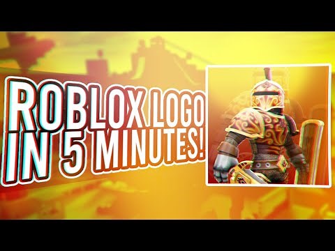 How to make an AWESOME ROBLOX LOGO/PROFILE PICTURE for FREE in less than 5 MINUTES! (Photopea)