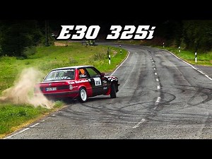 Always sideways BMW E30 325i rally car | Eifel rally Festival