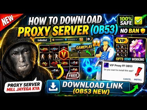 How to Download PROXY SERVER in Free Fire 😱 | | VIP Proxy Server For Free ? Milljayega kya
