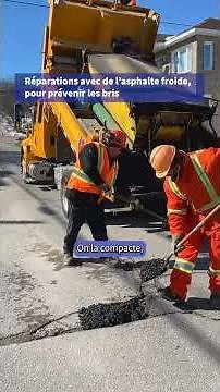 Comment répare-t-on un nid-de-poule?