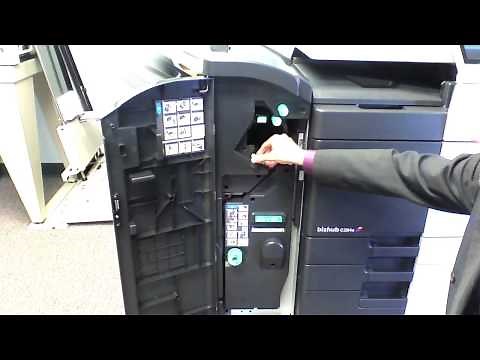 Changing Staples in your Konica Minolta bizhub C224E C284E C364E