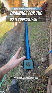 Drainage Pipe - Keep It Falling - Yard Drainage DIY