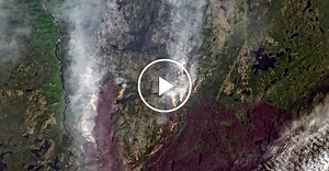 Satellite Imagery Captures Wildfires Burning in Eastern Canada