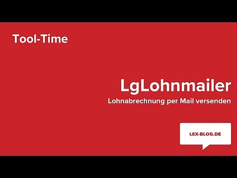 Lexware Lohnabrechnungen per E-Mail versenden | LexBlogTV