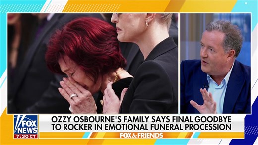 Piers Morgan: Sharon and Ozzy Osbourne had a 'ferocious love'