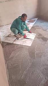 292K views · 3K reactions | How to achieve amazing results and speed in installing ceramic tile flooring | Karim radouan | Facebook