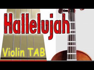 Hallelujah - Violin - Play Along Tab Tutorial