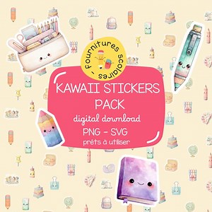 Kawaii Stickers School Supplies, for Teachers, Notebook, Lesson Preparation, Decoration - Etsy