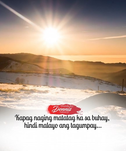 1.5M views · 62K reactions | Kapag naging matatag ka sa buhay, hindi malayo ang tagumpay. Watch this | Dennis Antenor Jr. Certified | Facebook