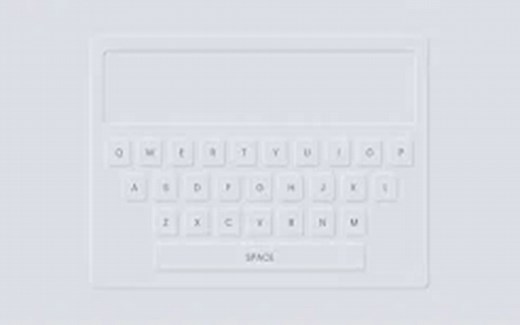 用css和JavaScript实现动态模拟键盘输入效果