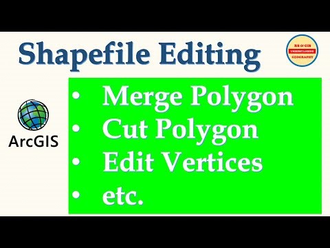 Different Tools When Editing Shapefile || Shapefile Editing in ArcMap || Merge tool || #ursgisg