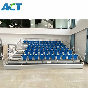 [Hot Item] Automatic Telescopic Retractable Seating System for Gym, Portable Tribune Seats
