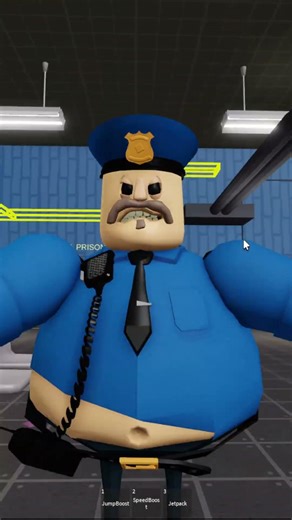POLICE JUMPSCARE #roblox #jumpscare #scaryobby